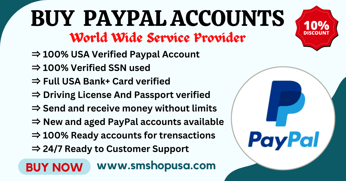 Buy Verified PayPal Accounts – Trusted, Safe & Fast Deliver