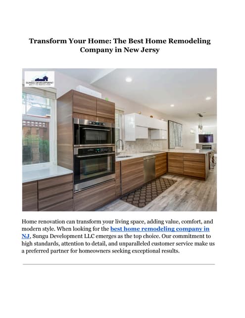 Transform Your Home The Best Home Remodeling Company in New Jersy PDF.pdf | Free Download