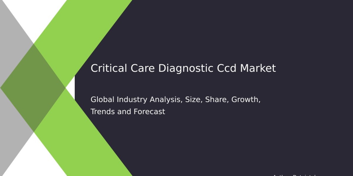 Critical Care Diagnostic CCD Market: Key Insights and Forecast, 2032