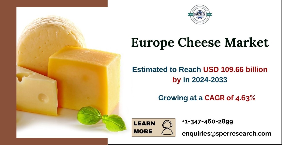 Europe Cheese Market poised to hit USD 109.66 billion by 2033 with a projected CAGR of 4.63%: SPER Market Research