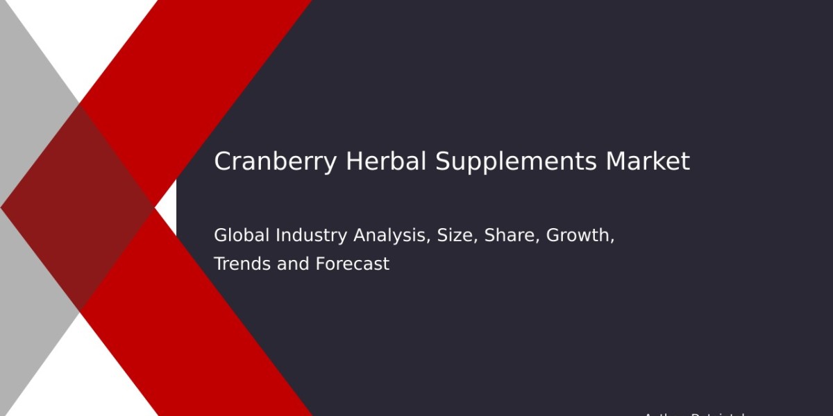 Cranberry Herbal Supplements Market: Insights & Forecast Analysis 2032