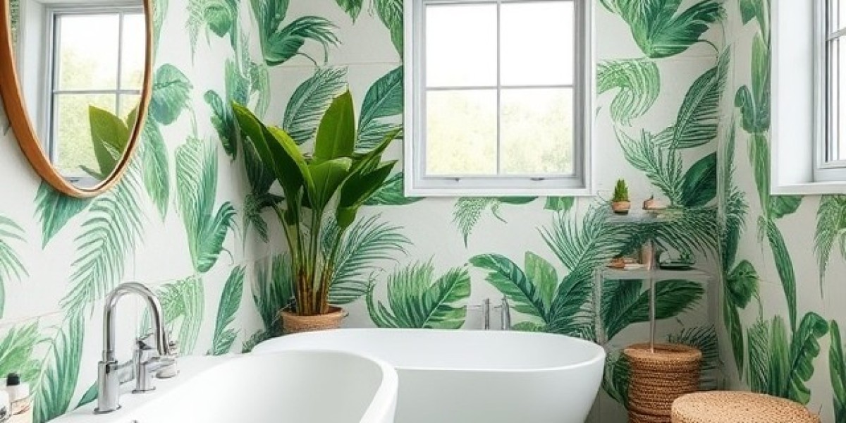 Create a Relaxing Oasis with Tropical Tiles for Your Bathroom by Future Stiles