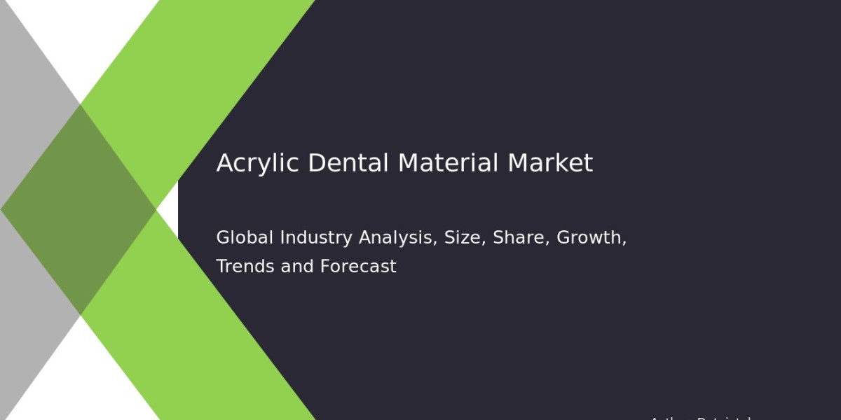 Future Scope of Acrylic Dental Material Industry: Market Trends 2032