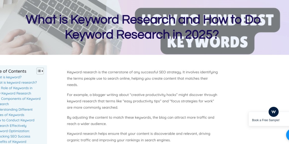 The Role of Keyword Research in Content Marketing