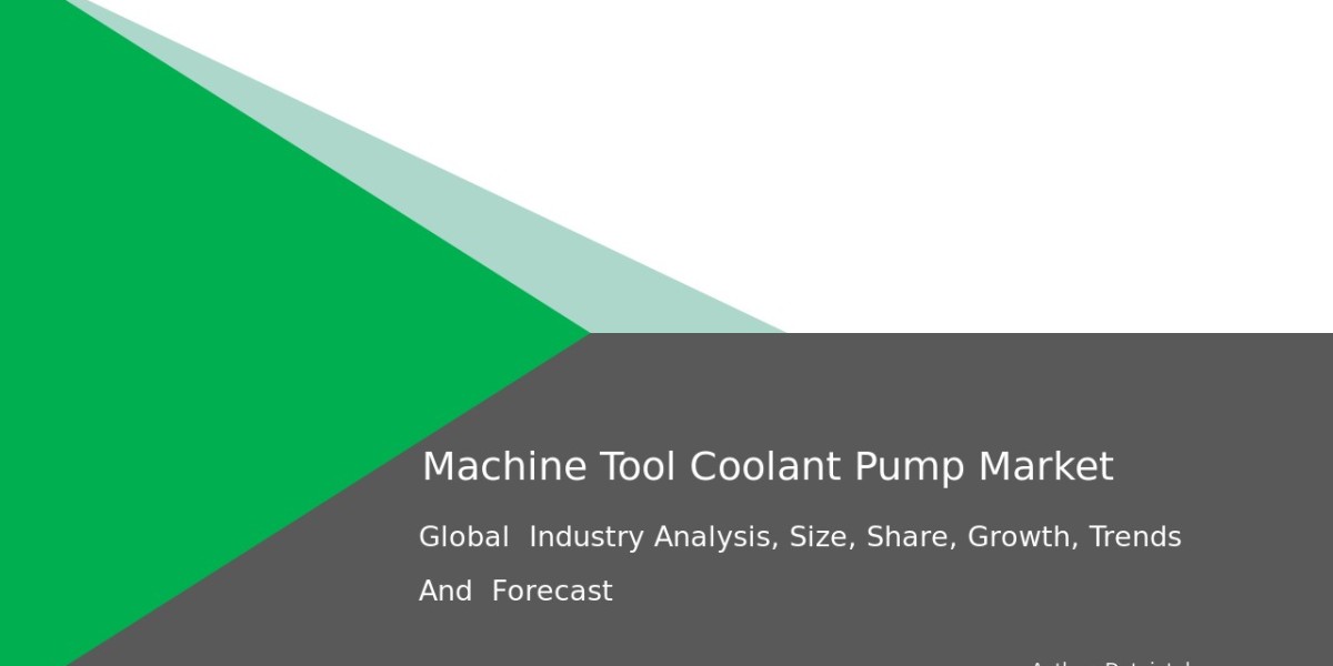 Machine Tool Coolant Pump Industry Review and Forecast 2032