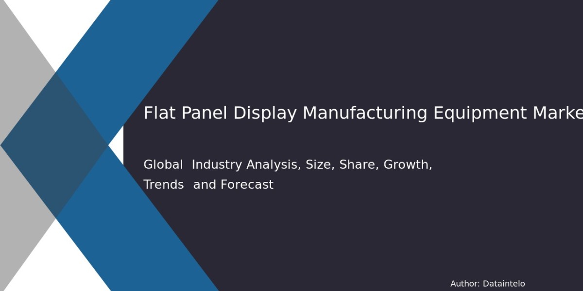 2032 Market Trends in Flat Panel Display Manufacturing Equipment Industry