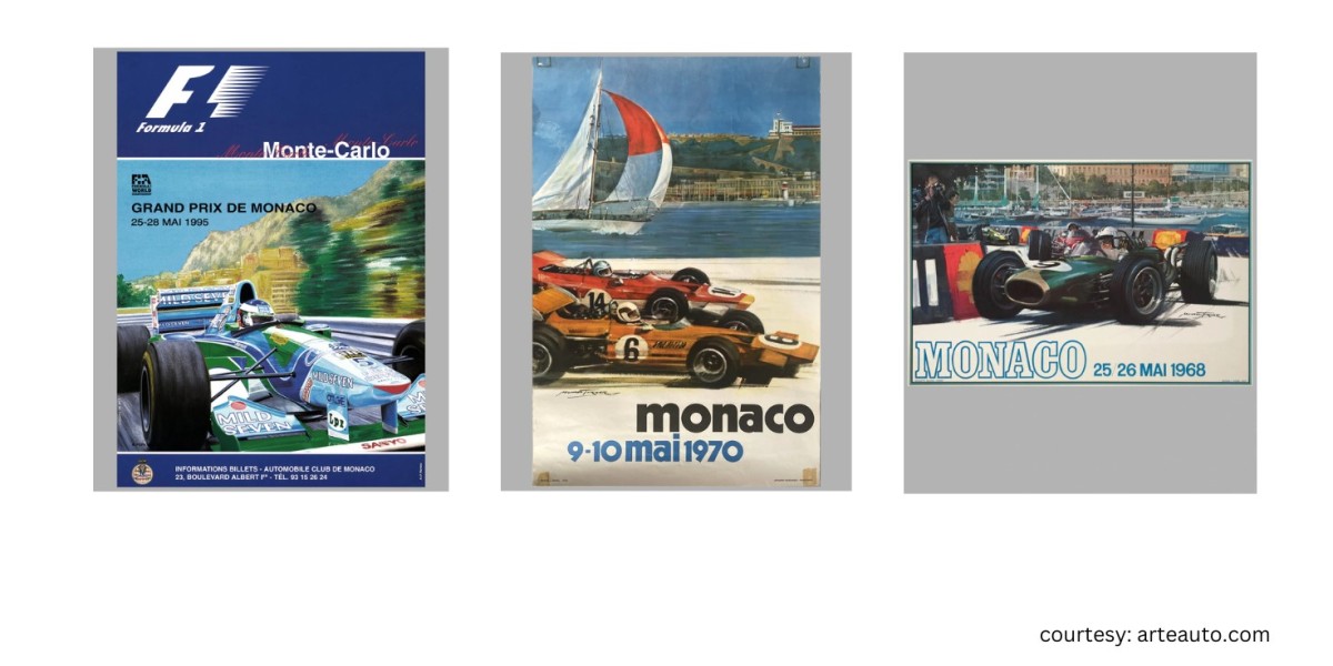 Monaco Grand Prix Posters: Celebrate the Iconic Races with Stunning Artwork