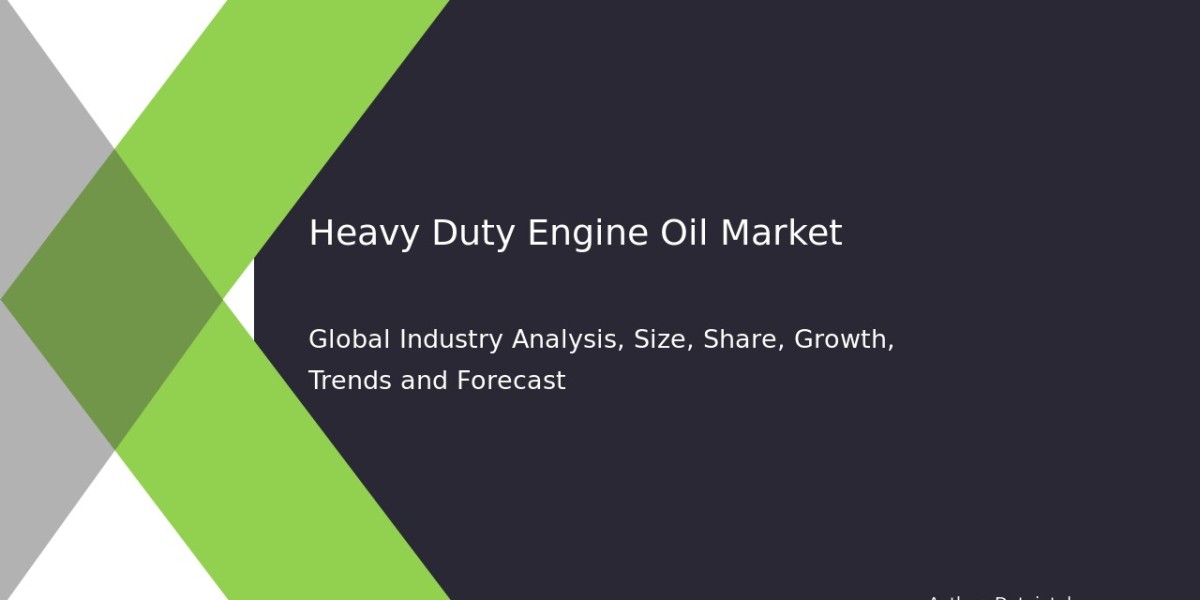 Heavy Duty Engine Oil Market Regional Trends & Industry Expansion 2032