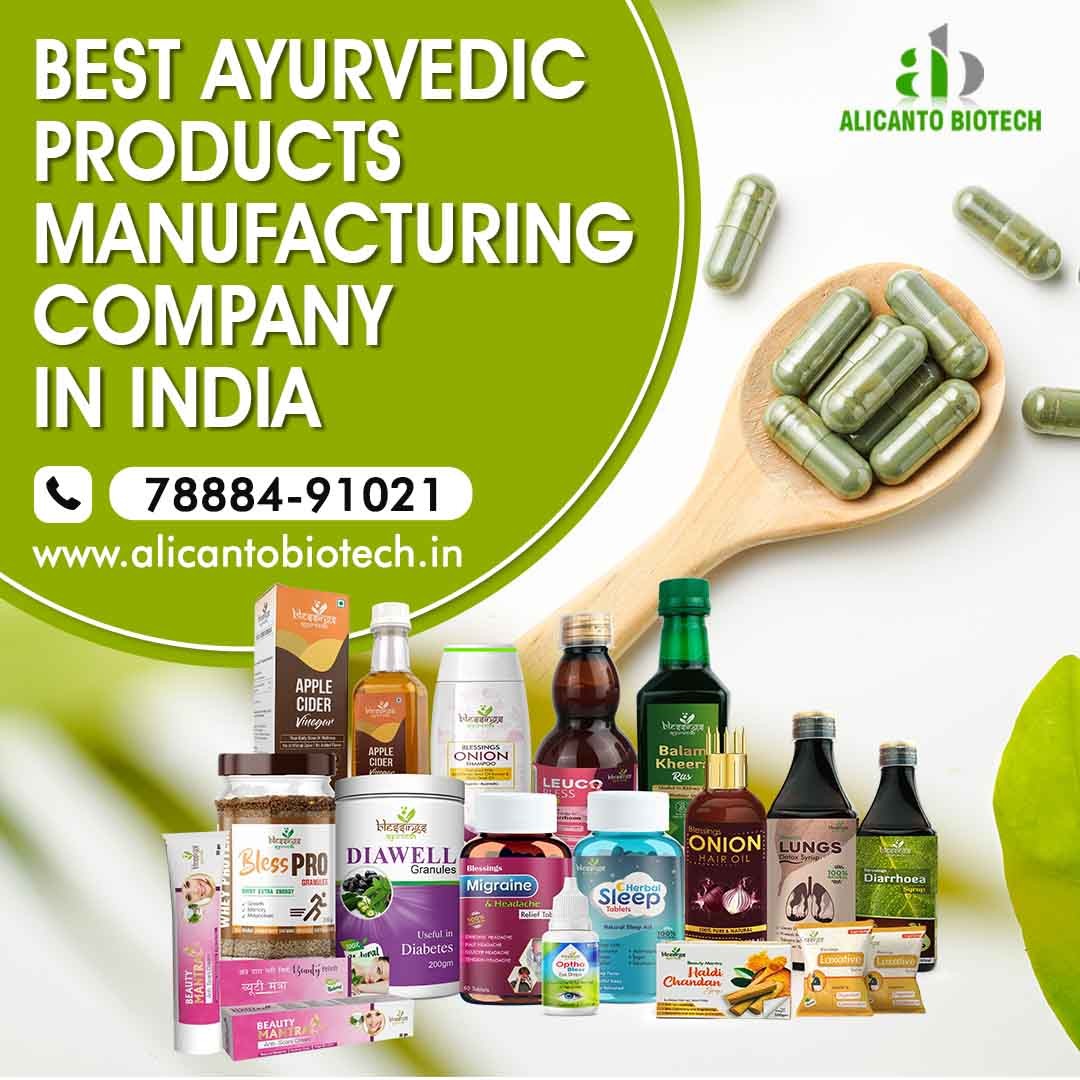 Best Ayurvedic Products Manufacturing Company in India