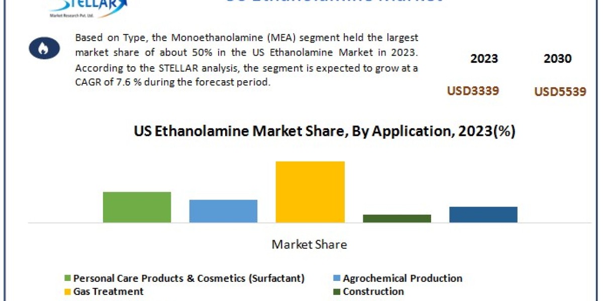 US Ethanolamine Market	Worth the Numbers: Size, Share, Revenue, and Statistics Overview | 2024-2030