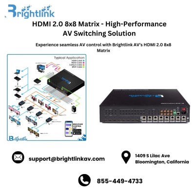 HDMI 2.0 8x8 Matrix - High-Performance AV Switching Solution Profile Picture