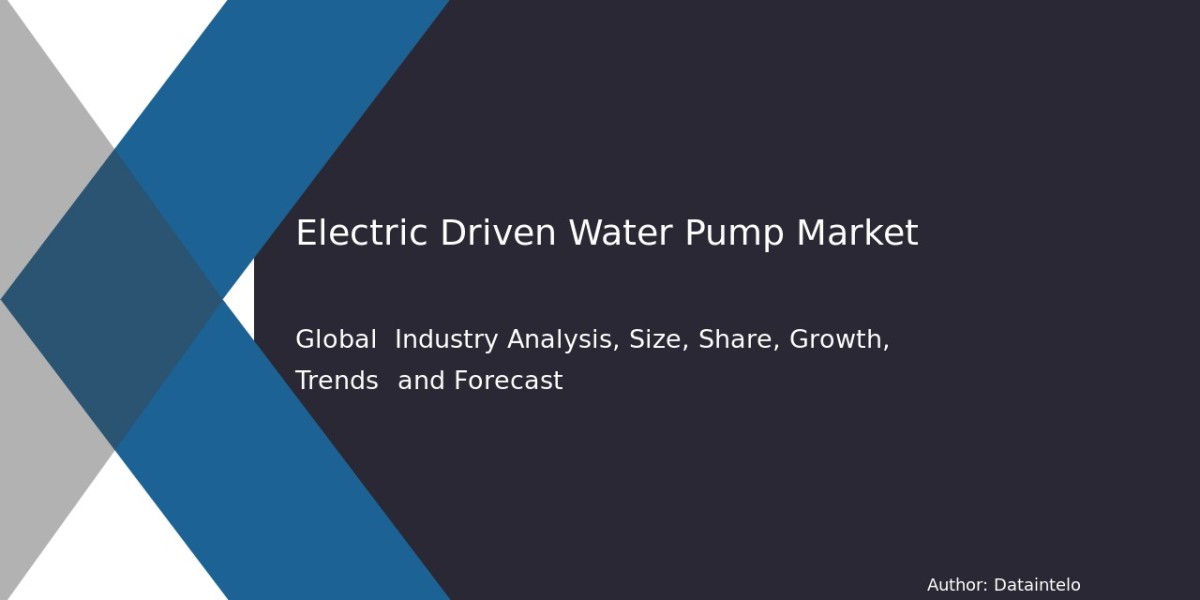 Electric Driven Water Pump Industry Size, Trends, and Forecast 2032