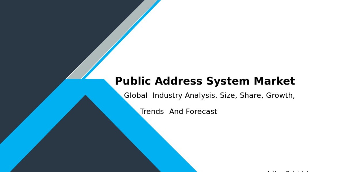 Public Address System Market Future Demand & Trends 2032