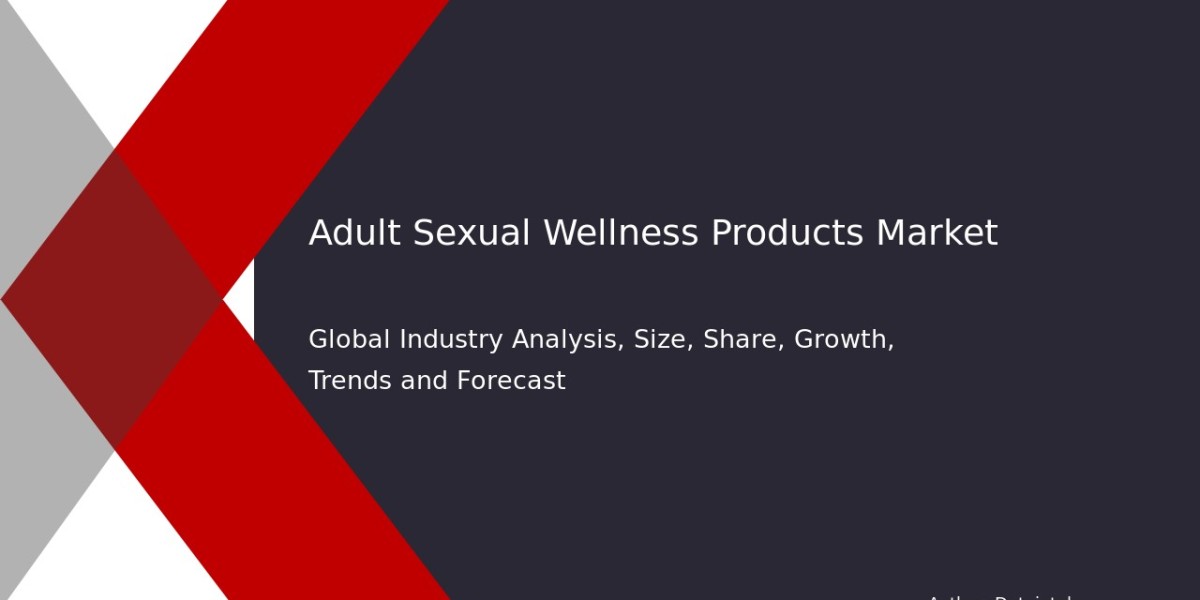 Adult Sexual Wellness Market: Consumer Demand & Industry Forecast 2032