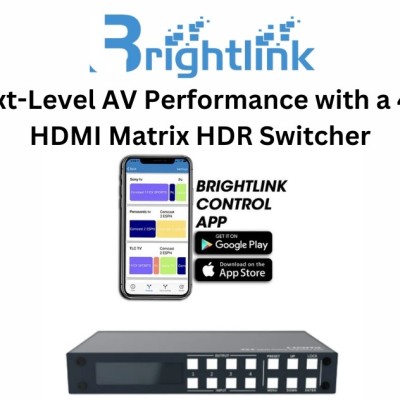 Next-Level AV Performance with a 4x4 HDMI Matrix HDR Switcher Profile Picture