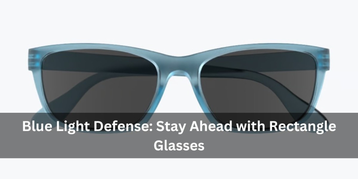 Blue Light Defense: Stay Ahead with Rectangle Glasses