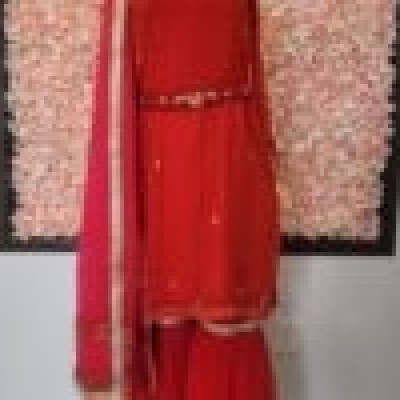 Red Belted Gharara Profile Picture