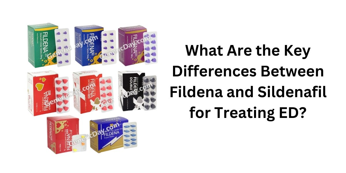 What Are the Key Differences Between Fildena and Sildenafil for Treating ED?