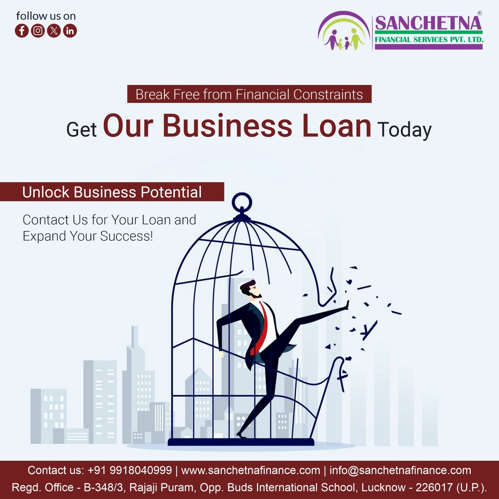 unsecured business loans from Sanchetna Finance Pvt.Ltd