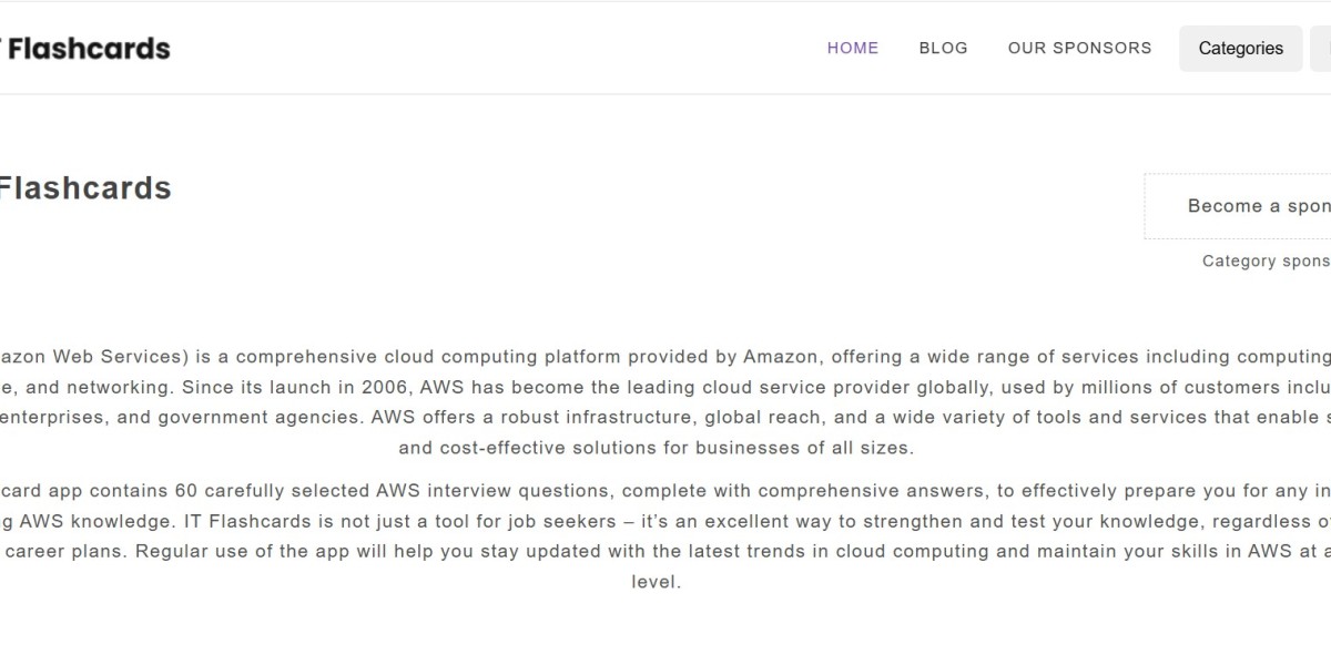 AWS Flashcards: Master Cloud Concepts with Ease