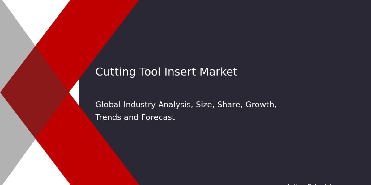 Cutting Tool Insert Market Size, Share, and Future Trends 2032