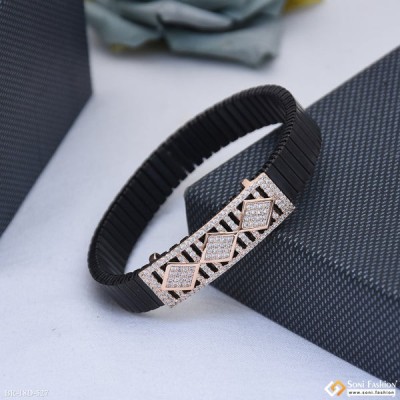 Amazing Design Rose Gold & Black Color Bracelet for Men - Style D527 Profile Picture