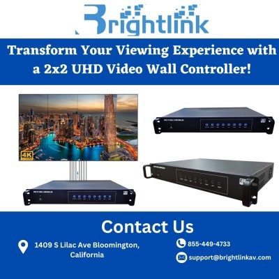 Transform Your Viewing Experience with a 2x2 UHD Video Wall Controller! Profile Picture